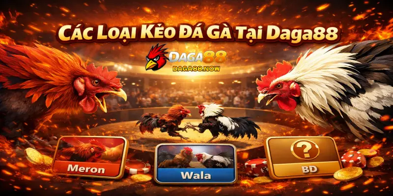 Các loại kèo đá gà tại Daga88