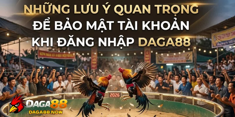 Những lưu ý quan trọng để bảo mật tài khoản khi đăng nhập DAGA88