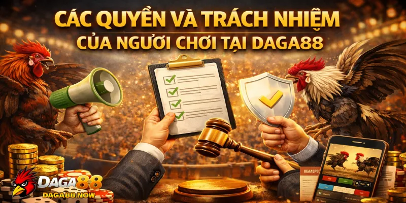 Các quyền và trách nhiệm của người chơi tại DAGA88