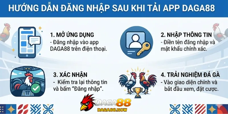 Hướng Dẫn Đăng Nhập Sau Khi Tải App Daga88