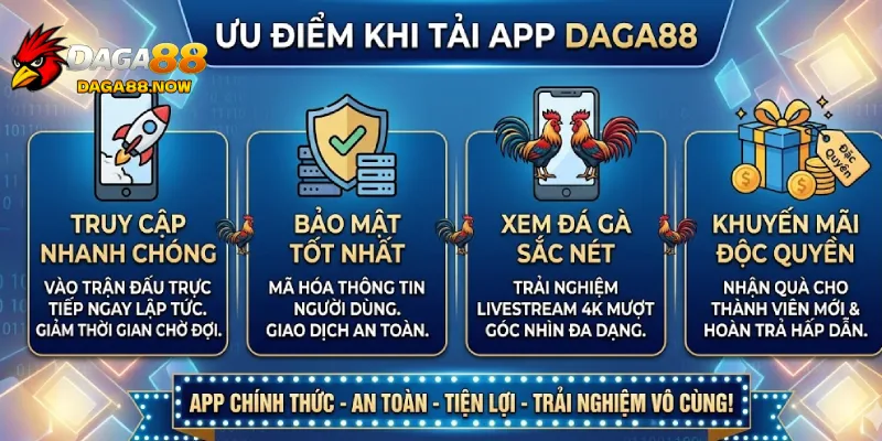 Ưu Điểm Khi Tải App Daga88